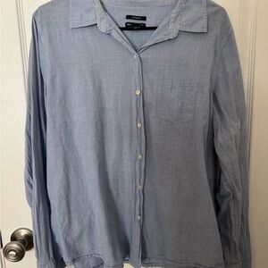 Women’s Gap Light Blue Button-Up Shirt
